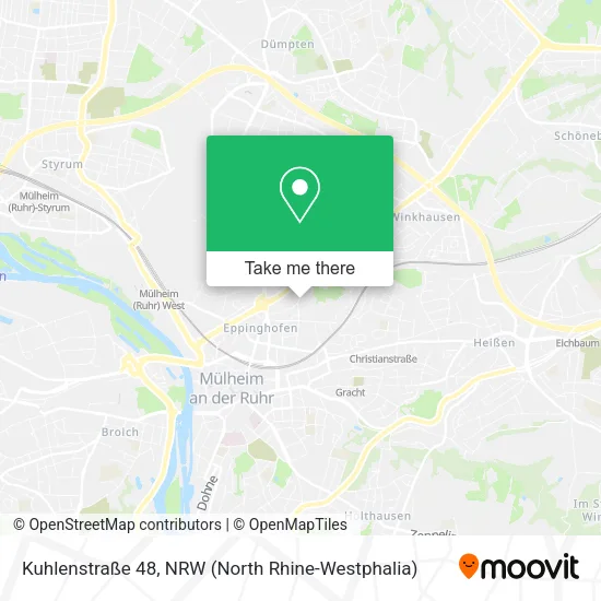 Карта Kuhlenstraße 48