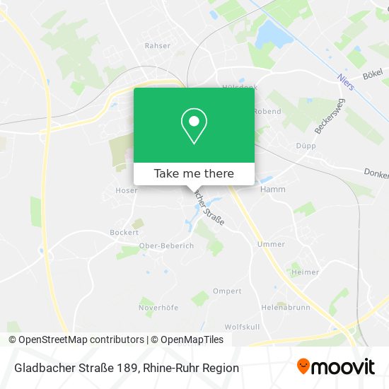 Gladbacher Straße 189 map
