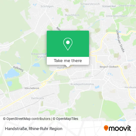 Карта Handstraße