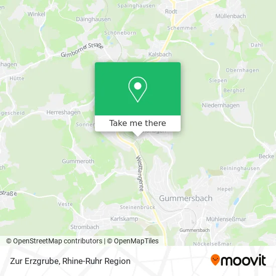 Карта Zur Erzgrube