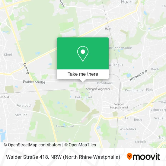 Карта Walder Straße 418