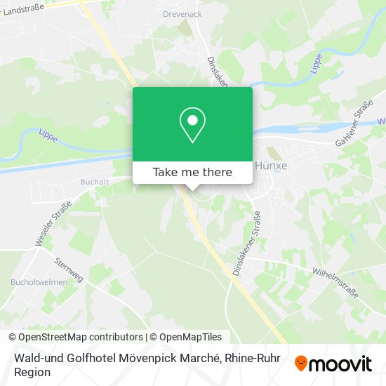 Wald-und Golfhotel Mövenpick Marché map