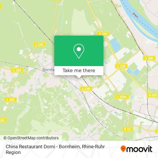 China Restaurant Domi - Bornheim map