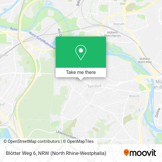 Карта Blötter Weg 6