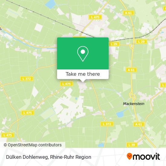 Dülken Dohlenweg map