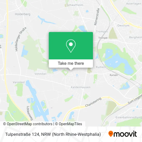 Tulpenstraße 124 map