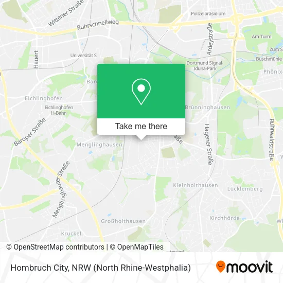 Карта Hombruch City