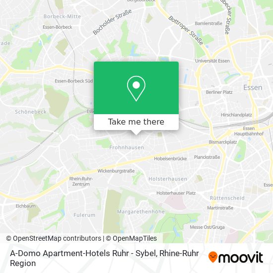 A-Domo Apartment-Hotels Ruhr - Sybel map