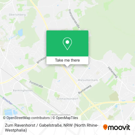Карта Zum Ravenhorst / Gabelstraße