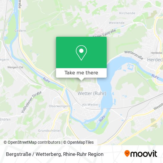 Bergstraße / Wetterberg map
