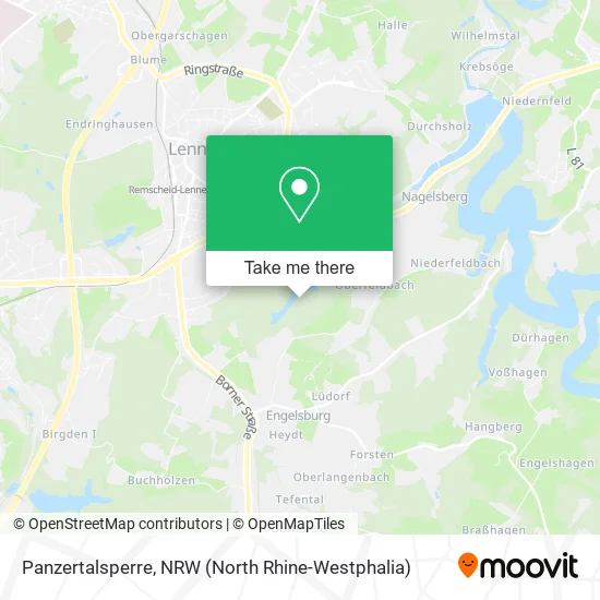 Карта Panzertalsperre