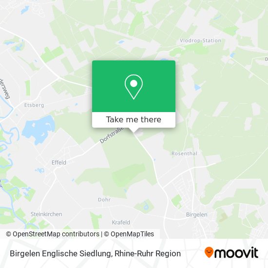 Birgelen Englische Siedlung map