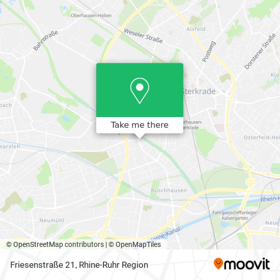 Friesenstraße 21 map