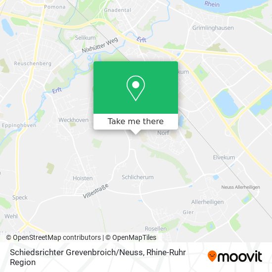 Карта Schiedsrichter Grevenbroich / Neuss