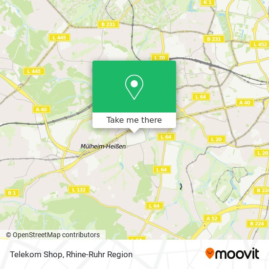 Telekom Shop map