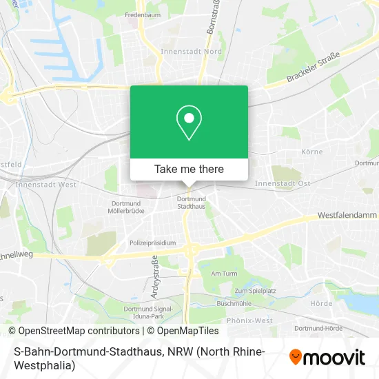 S-Bahn-Dortmund-Stadthaus map