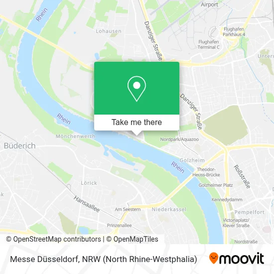 Messe Düsseldorf map