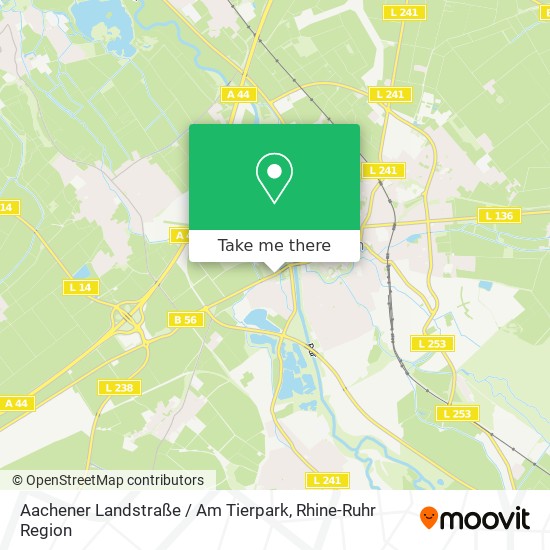 Aachener Landstraße / Am Tierpark map