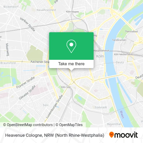Heavenue Cologne map