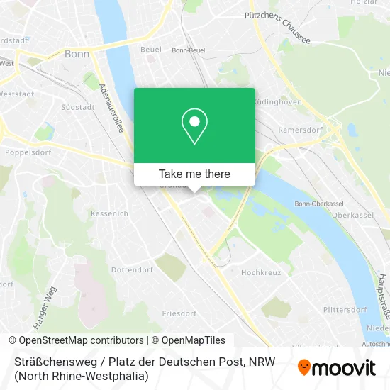 Карта Sträßchensweg / Platz der Deutschen Post