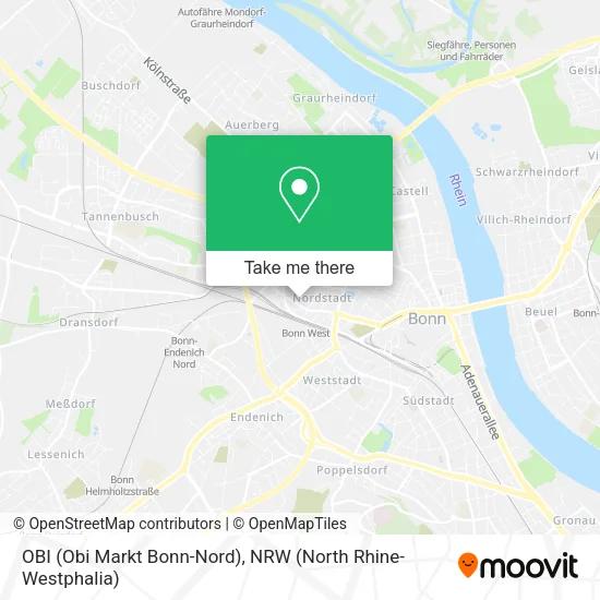 Карта OBI (Obi Markt Bonn-Nord)