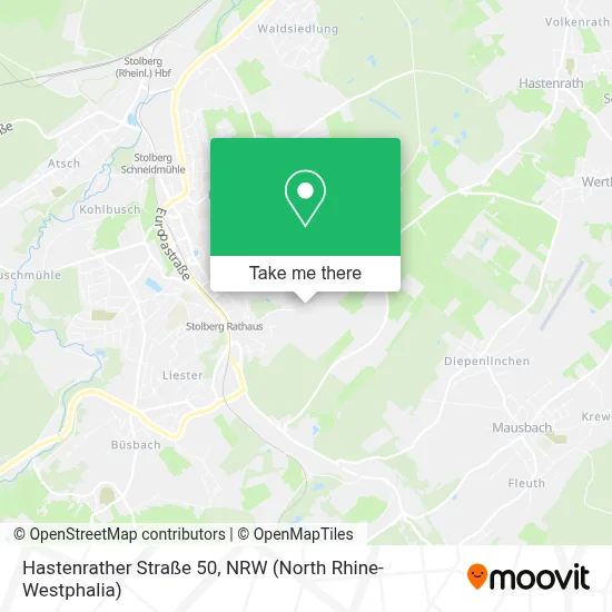 Hastenrather Straße 50 map