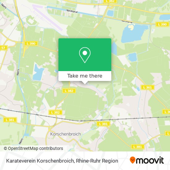 Karateverein Korschenbroich map