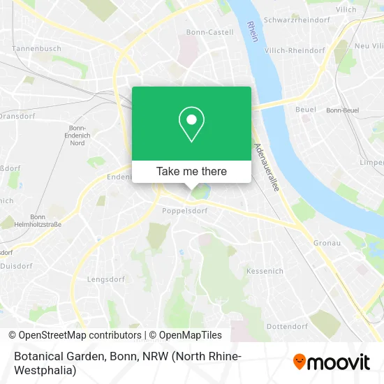 Карта Botanical Garden, Bonn