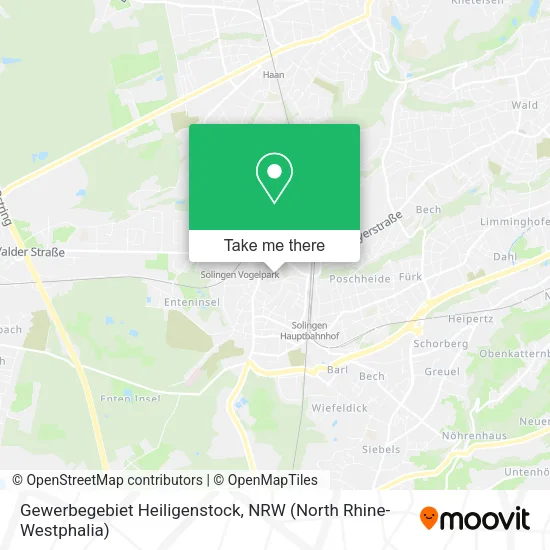 Карта Gewerbegebiet Heiligenstock