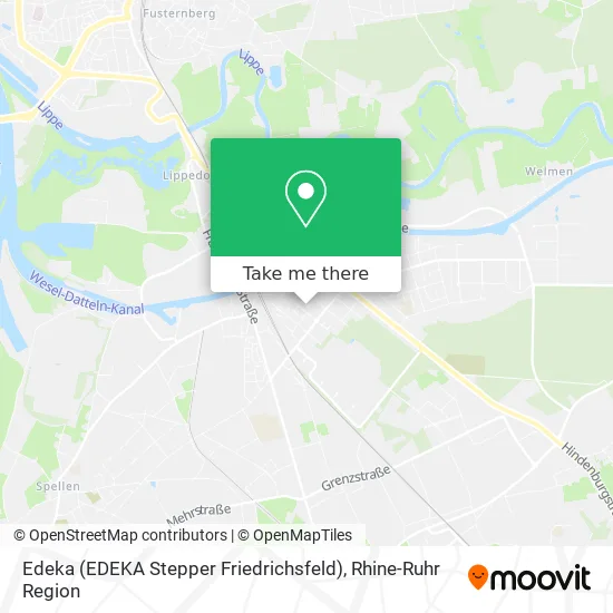 Карта Edeka (EDEKA Stepper Friedrichsfeld)