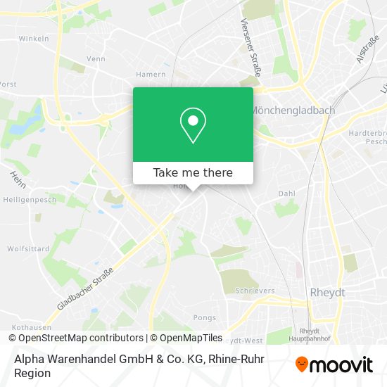 Alpha Warenhandel GmbH & Co. KG map