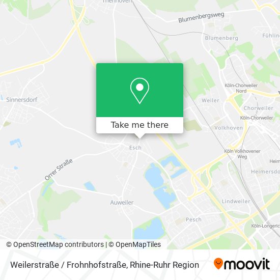 Weilerstraße / Frohnhofstraße map