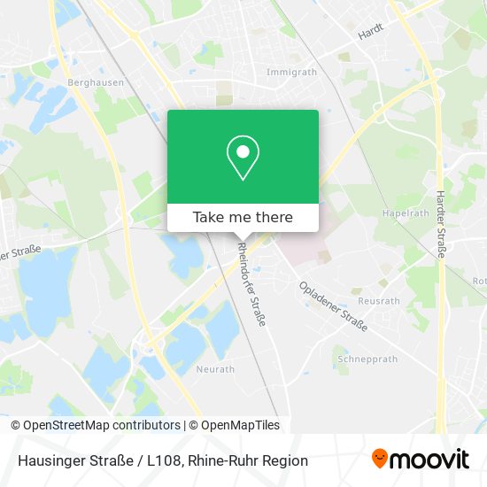 Hausinger Straße / L108 map