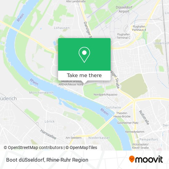 Boot düSseldorf map