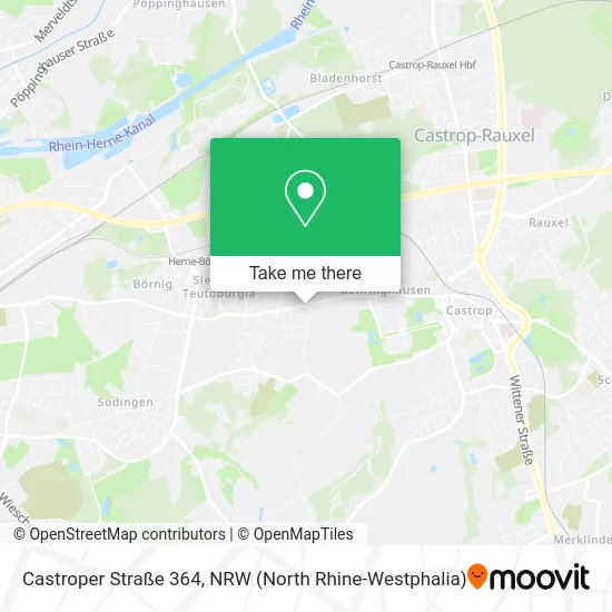 Castroper Straße 364 map