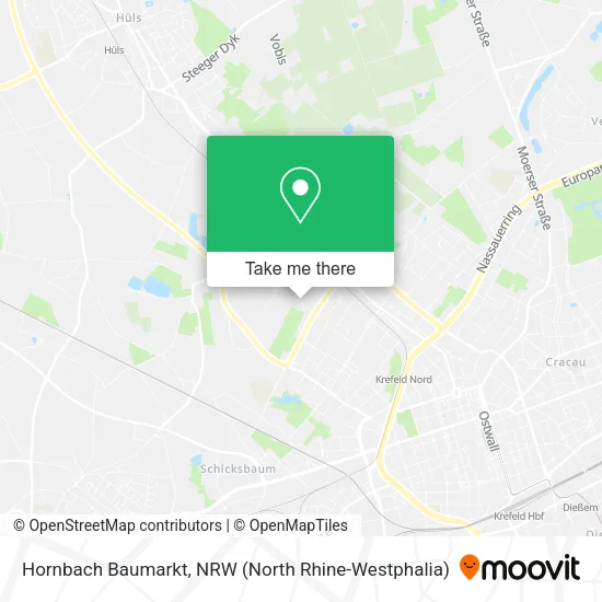 Карта Hornbach Baumarkt
