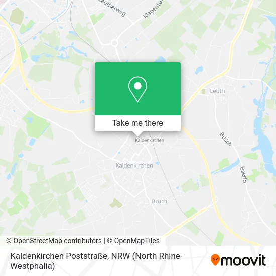 Карта Kaldenkirchen Poststraße