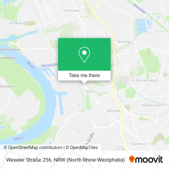 Карта Weseler Straße 256
