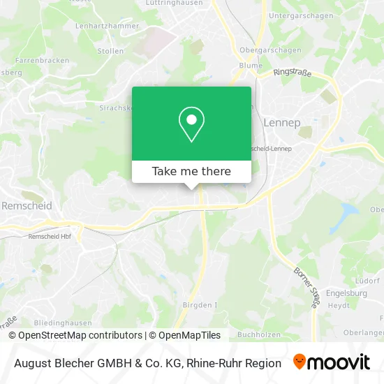 August Blecher GMBH & Co. KG map