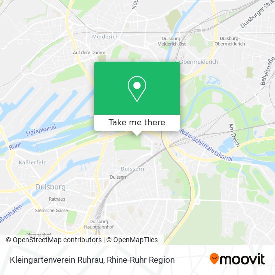 Kleingartenverein Ruhrau map