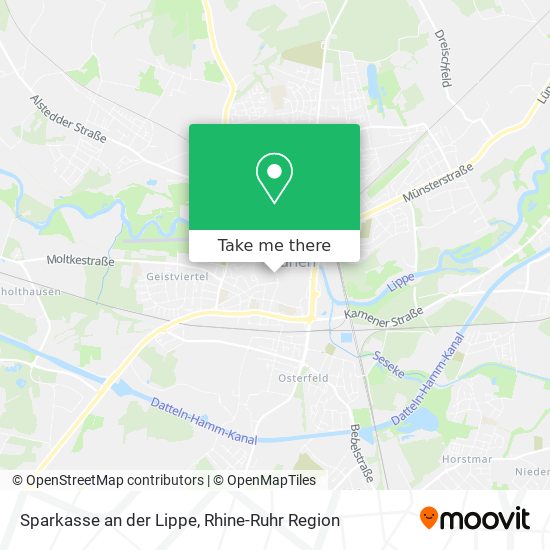 Sparkasse an der Lippe map