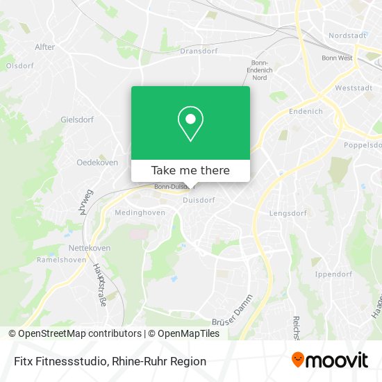 Fitx Fitnessstudio map