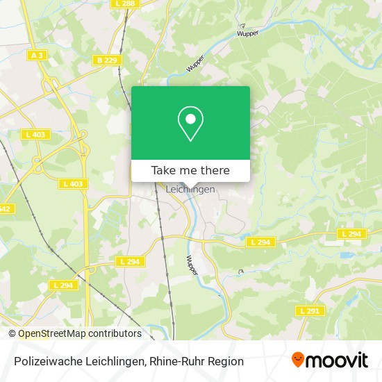 Polizeiwache Leichlingen map