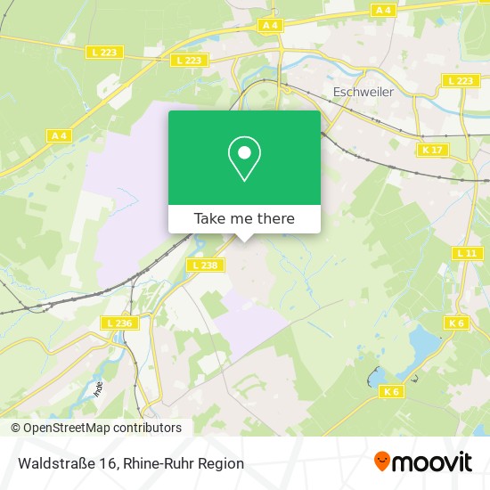 Waldstraße 16 map