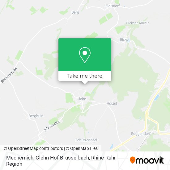 Mechernich, Glehn Hof Brüsselbach map