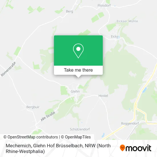 Mechernich, Glehn Hof Brüsselbach map