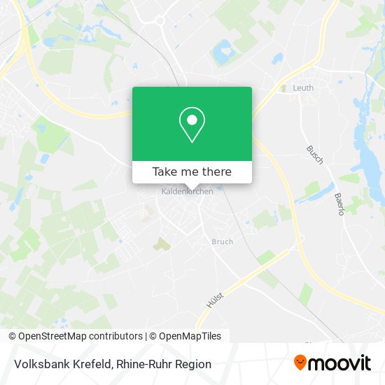 Volksbank Krefeld map