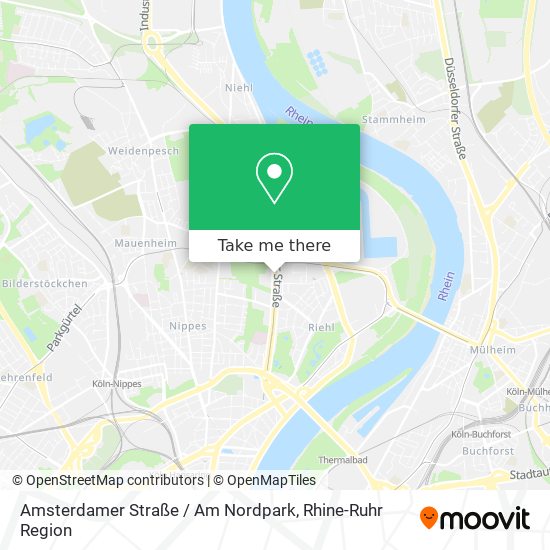Amsterdamer Straße / Am Nordpark map