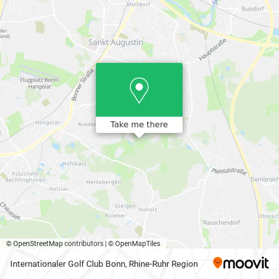 Internationaler Golf Club Bonn map