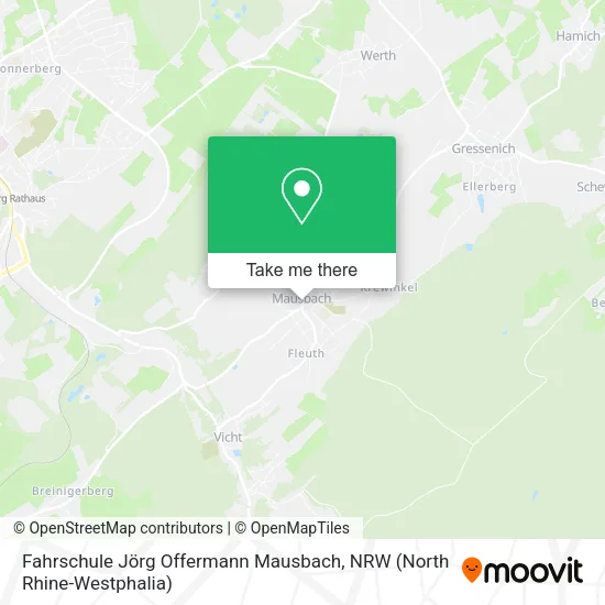 Карта Fahrschule Jörg Offermann Mausbach